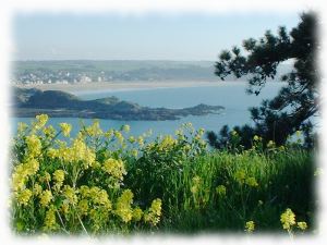 View of the Houssaye and Caroual from Erquy's cap